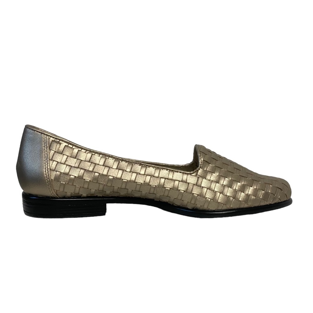 Trotters Metallic Woven Loafers in Gold and Silver Tones - Picture 3 of 11